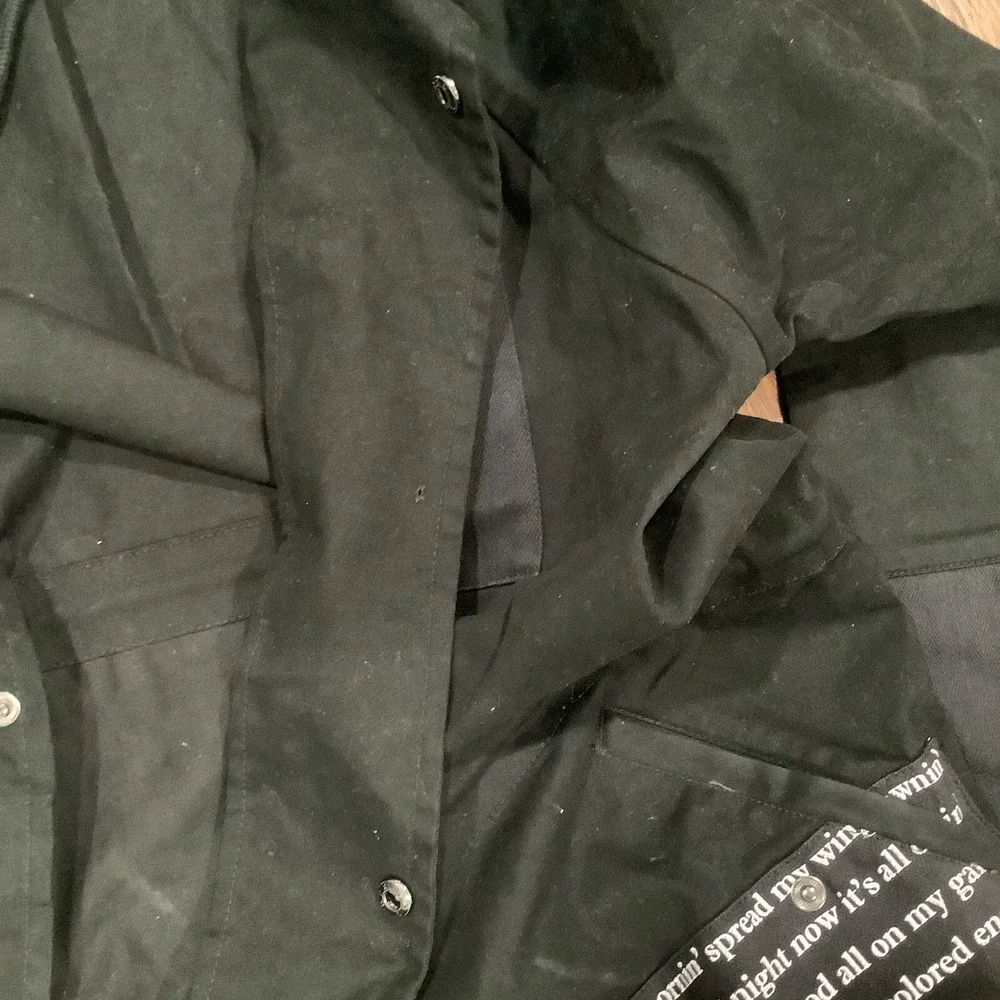 Crooks & Castles Mens Medium Vultures Trench Jacket